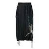 Y's Flap Pk Elastic Pants In Multi
