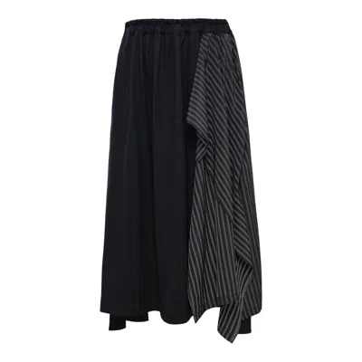 Y's Flare Skirt In Black