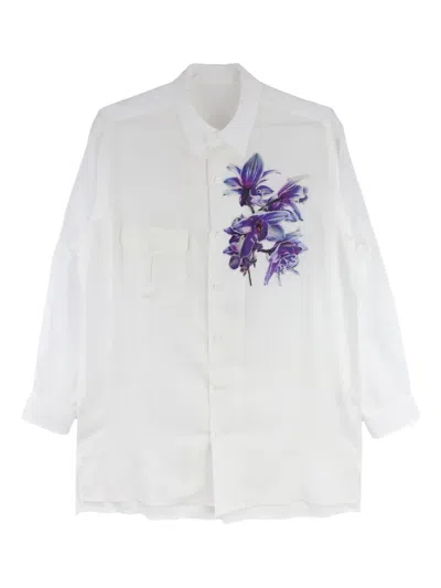 Y's Floral-print Shirt