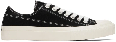 Ys For Men Black Canvas Sneakers In 2 Blk X Wht