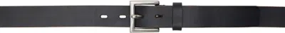 Ys For Men Black Plain Belt In 1 Black