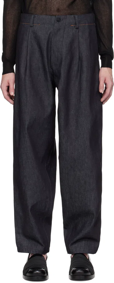 Ys For Men Blue 13oz Uneven Yarn Denim Jeans In 1 Blue