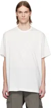 Ys For Men White Logo Print Short Sleeve T-shirt In 1 White