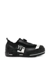 Y's Frayed-edge Platform Sneakers In Multi