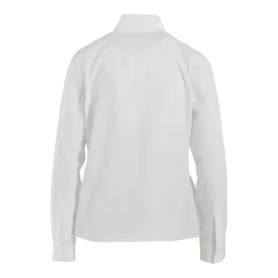 Y's Front Pintuck Blouse In White