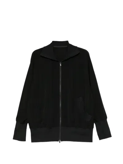 Y's Front-zip Track Jacket In Black