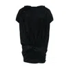 Y's Gather Collar Pullover In Black