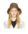 Y's Gathered Hat In Green