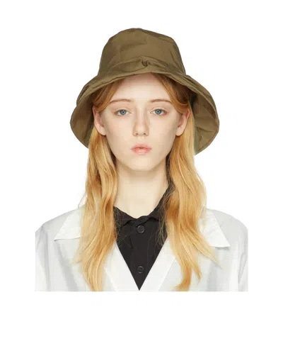 Y's Gathered Hat In Green