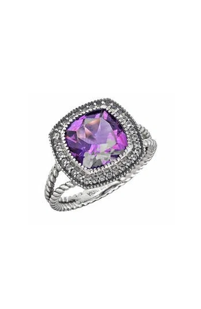Ys Gems Amethyst Ring In Purple
