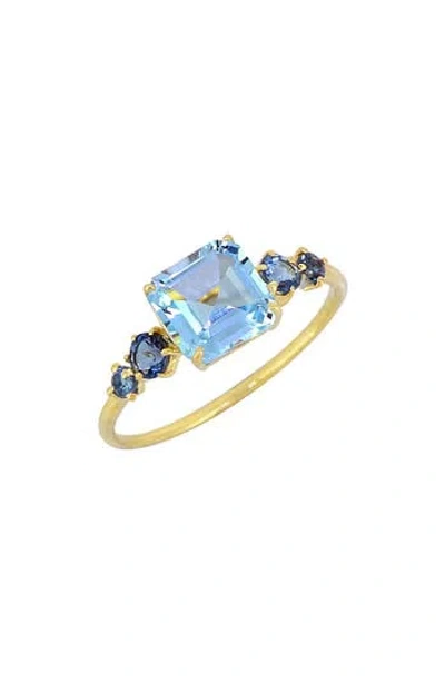 Ys Gems Blue Topaz Ring