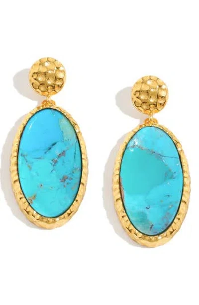 Ys Gems Drop Earrings In Multi