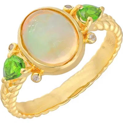 Ys Gems Ethiopian Opal Ring