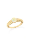 Ys Gems Ethiopian Opal Ring In Gold