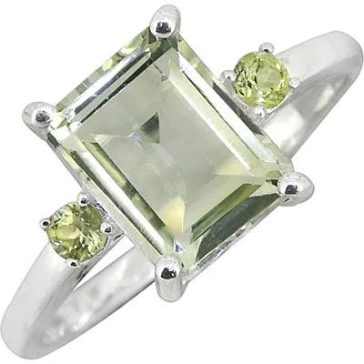 Ys Gems Green Amethyst & Peridot Ring