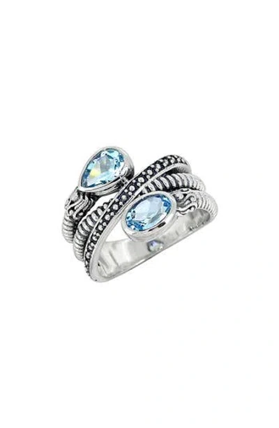 Ys Gems Highway Blue Topaz Ring