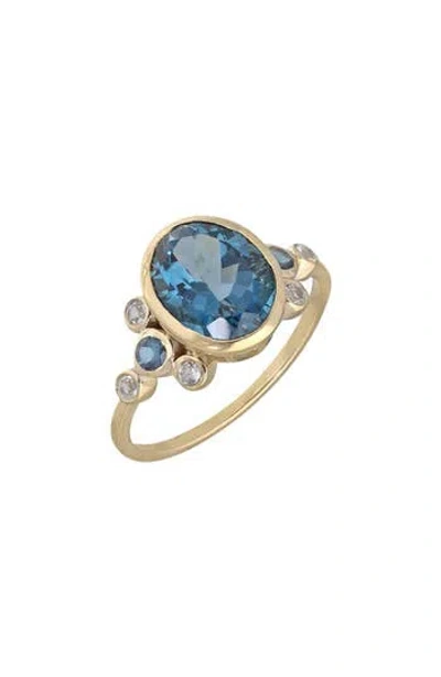 Ys Gems London Blue Topaz Ring