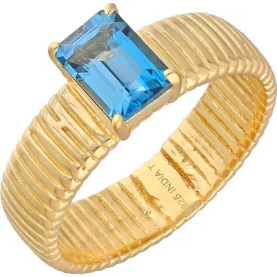 Ys Gems London Blue Topaz Ring