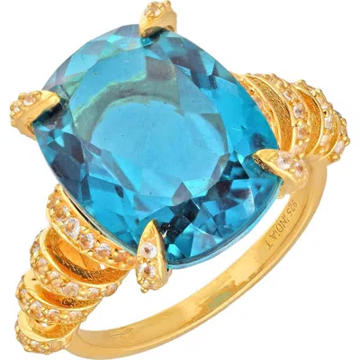 Ys Gems London Blue Topaz Ring