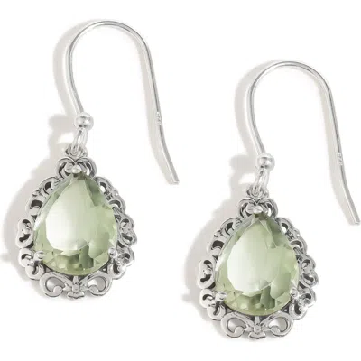 Ys Gems Parsiolite Drop Earrings In Metallic