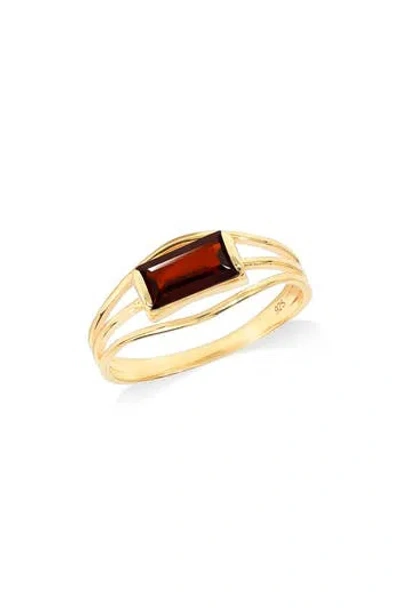 Ys Gems Semiprecious Stone Ring In Gold