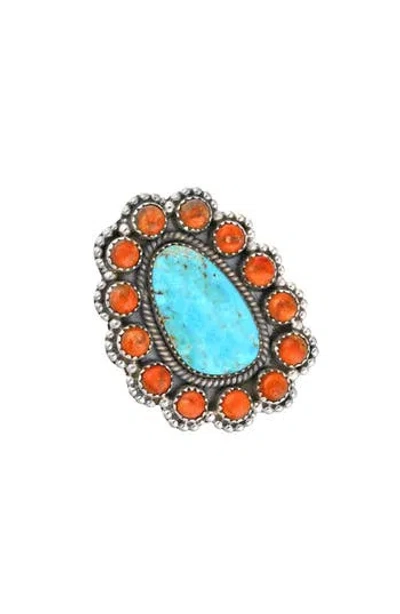 Ys Gems Southwestern Turquoise Ring