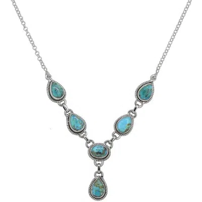 Ys Gems Turquoise Necklace In Blue