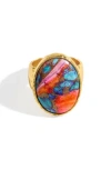 Ys Gems Turquoise Ring In Multi