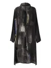 Y's Dress With Geometric Pattern In Black