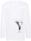 Y's Graphic-print Cotton T-shirt In White