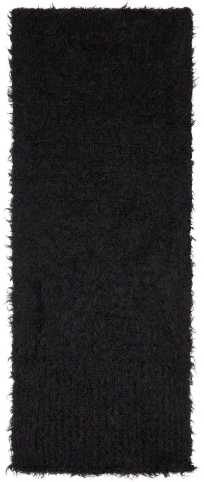 Y's Gray Shag Scarf In 1 Grey