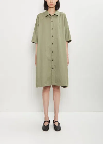 Y's Half Sleeve Dress In Green