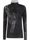 Y's High Neck Long Sleeve In Chacoal