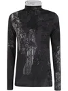 Y's High Neck Long Sleeve In Grey