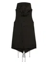 Y's Hooded Waistcoat In 绿色