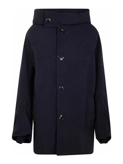 Y'S HOODIE SHORT COAT