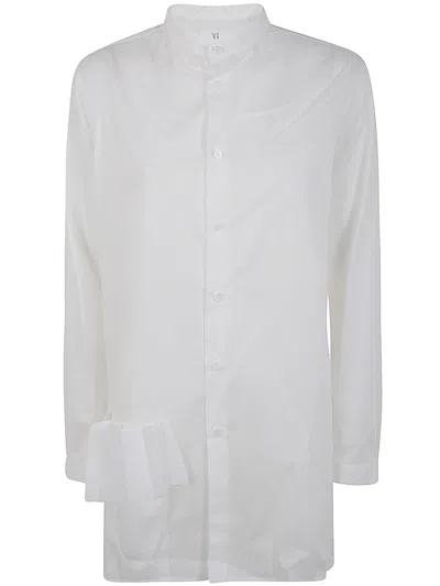 Y's Ka Stand Collar B W Pkt In White