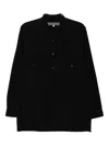 Y's Khadi Panel Shirt In Black