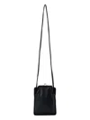 Y's Leather Crossbody Bag In Black