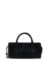 Y's Logo-debossed Tote Bag In 黑色