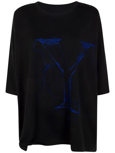 Y's Short-sleeved T-shirt In Black