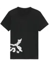 Y's Logo-print Cotton T-shirt In Schwarz
