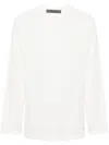 Y's Logo-print Cotton T-shirt In White