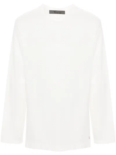 Y's Logo-print Cotton T-shirt In White