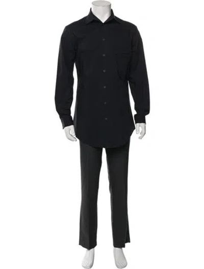 Pre-owned Y's Long Sleeve Shirt W/ Tags In Black