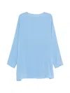 Y's Long-sleeve Blouse In Blue