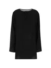 Y's Long-sleeve Button-placket Blouse In Black