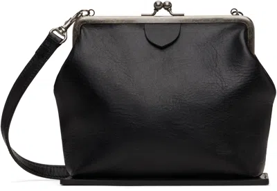 Y's Metal Clasp Bag In Black