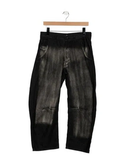 Pre-owned Y's Mid-rise Wide Leg Jeans In Multicolor