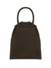 Y's Mini Boston Type Shoulder Bag In Green